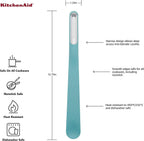 KitchenAid Classic Blender Spatula, 12-3/4 inches, Aqua Sky