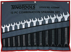 Teng Tools 12 Piece 12 Point Metric Combination Wrench Set (20MM - 32MM) - 6512MM