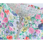 floral crop top and skirt