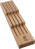 ZWILLING Knife Block, 8-slot, Beechwood
