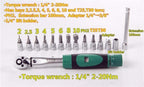 ZSEFV 15 in 1 2-20Nm Torque Wrench Repair Tools Set for Bicycle Hardware Tool Kits Hand Tools