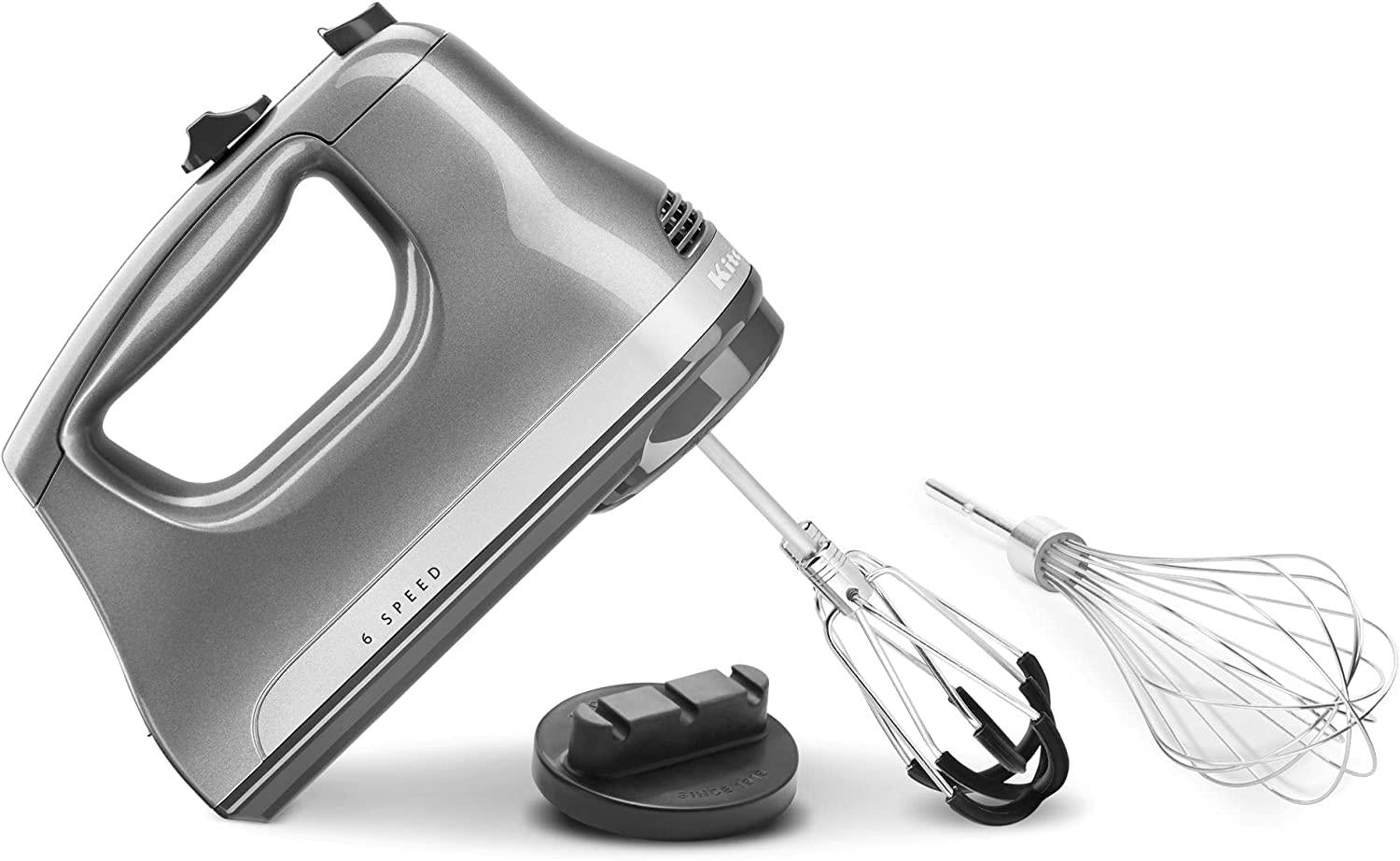 KitchenAid 6 Speed Hand Mixer with Flex Edge Beaters - KHM6118