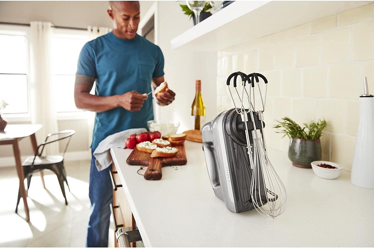 KitchenAid 6 Speed Hand Mixer with Flex Edge Beaters - KHM6118