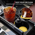 Car Cup Coaster [4 Pack] ME.FAN Silicone Car Coasters/Cup Mats - 2.75In Universal Non-Slip Recessed Car Interior Accessories - Car Cup Holder Insert Coasters Yellow