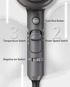 Wavytalk Diffuser Hair Dryer Blow Dryer for Women, Professional Bonnet Hair Dryer with Comb&amp;Drying Towel, 1875W Blow Dryer Hair Dryer with Negative Ionic Hair Care, Fasting Drying Light and Low Noise