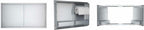 B-DD42 Double Raised Doors for Stone Island with Shelves, 42-Inch