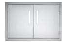 B-DD42 Double Raised Doors for Stone Island with Shelves, 42-Inch
