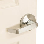 Commercial Grade 2 Storeroom Entry Door Lever in Satin Chrome