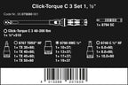 Torque Wrench Set, Click-Torque C 3 Set 1, 13 Pieces