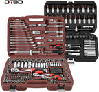 YUOP Hand Tools Socket Set Universal Car Repair Tool Ratchet Set Torque Wrench Combination Bit A Set of Keys Multifunction Tools (Color : 82pcs)