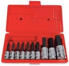 Stanley Proto Tether-Ready J4900A-TT 3/8-inch &amp; 1/2-inch Drive 10 Piece Hex Bit Set