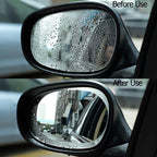 Keep Your Car Rear Lenses Clear &amp; Protected in Rainy Weather with These 2pcs Anti-Rain Clear Film Stickers!