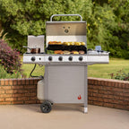 463352521 Performance 4-Burner Cart Style Liquid Propane Gas Grill, S