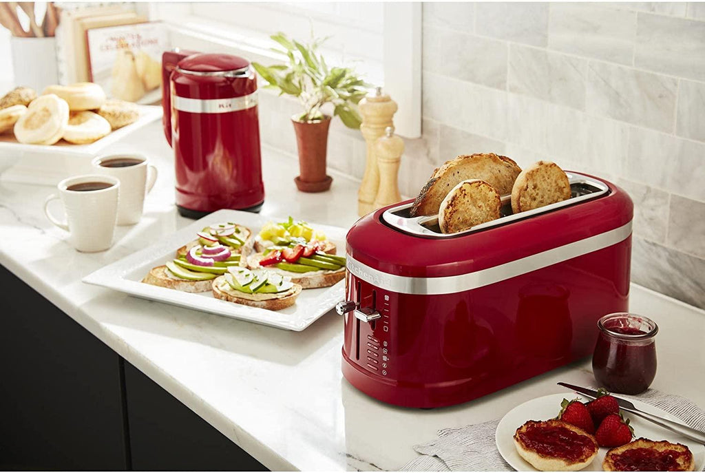 KitchenAid KMT5115ER 4-Slice Manual High-Lift Lever Toaster, Empire Red