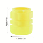 4pcs Webdiennuoc Valve Caps, Luminous Caps, Universal Fluorescent Tire Valve Caps 4pcs/Set, Fluorescent Tire Valve Caps STEM Caps