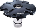 HQUA-FS02 110V, 1/4HP, OD(φ) 32” LarPond Floating Fountain with 9000 GPH Fountain Pump, 100’ Power Cord, Classic Crown Spray Pattern 6’x25’