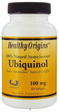 Healthy Origins Ubiquinol Kaneka QH - 100 mg - 60 Softgels -pack of 12