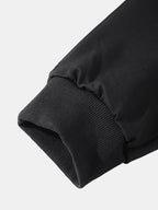 mens color block stitching hoodie casual two pieces outfits with sweatpants
