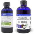 Combo of SES Research Carbon 60 (ESS60) - Nootropic, Focus, Sleeping Aid, Pain Relief, Anti Aging, Super Antioxidant Olive Oil and 100% Organic Coconut Derived MCT Oil - 150ml