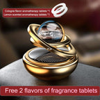 Car Air Freshener Solar Rotating Fragrance Decoration Car Interior Accessories Women Men Original Flavored Perfume Diffuser