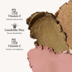 Julep Eyeshadow 101 Crème to Powder Waterproof Eyeshadow Stick, Honey Gold Metallic