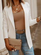 Fashion Casual Solid Color Blazer