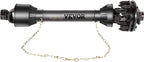 PTO Shaft, 1-3/8" PTO Drive Shaft, 6 Spline Both Ends PTO Driveline Shaft, Series 5 Tractor PTO Shaft, 43"-57" Brush Hog PTO Shaft, Black PTO Shaft w/Slip Clutch for Bush Hog/Finish Mower