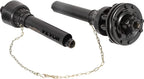 PTO Shaft, 1-3/8" PTO Drive Shaft, 6 Spline Both Ends PTO Driveline Shaft, Series 5 Tractor PTO Shaft, 43"-57" Brush Hog PTO Shaft, Black PTO Shaft w/Slip Clutch for Bush Hog/Finish Mower