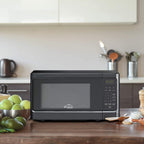 Walsh WSCMS311BK-10 Countertop Microwave Oven, 6 CooPrograms LED Lighting Push Button, 1.1 Cu.Ft/1000W, Black