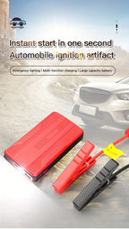6000mAh Portable Emergency Car Jump Starter: Boost Your Petrol Or Diesel Vehicle Instantly!