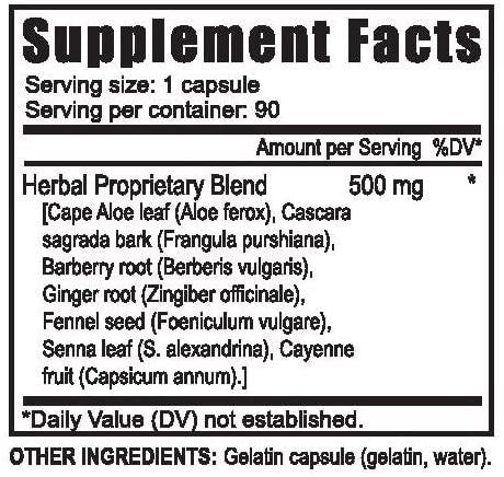 Ultimate Colon Fx Colon Cleansing - 90 Capsules - 6 Pack