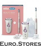& Oral-B Beauty Box Silk Epil 9 Epilator and Sonic Toothbrush White / Pink