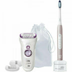 & Oral-B Beauty Box Silk Epil 9 Epilator and Sonic Toothbrush White / Pink