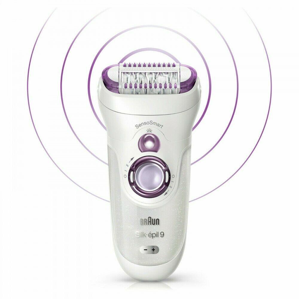 & Oral-B Beauty Box Silk Epil 9 Epilator and Sonic Toothbrush White / Pink