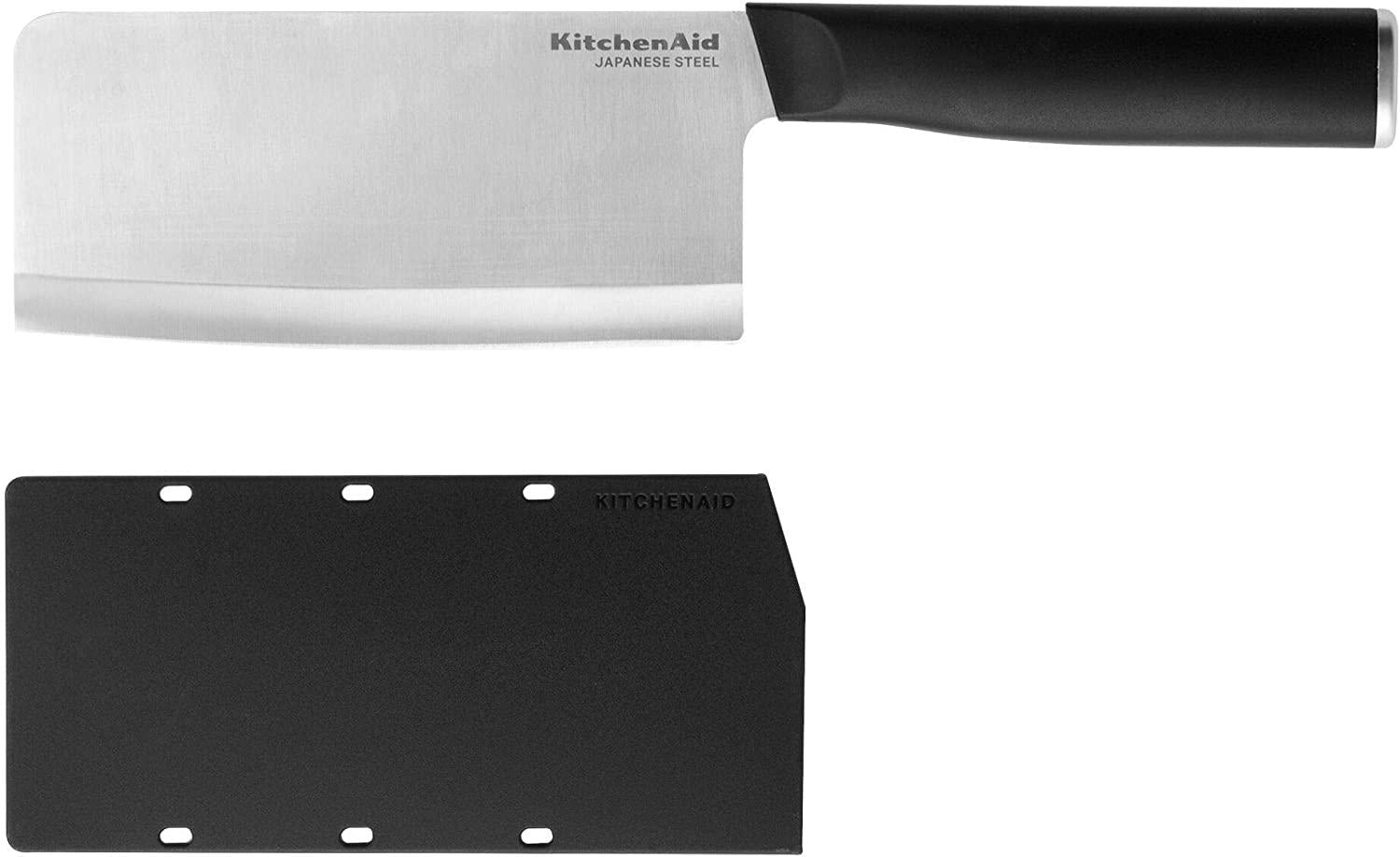 KitchenAid Classic 4 Piece Steak Knife Set, 4.5-Inch, High-Carbon Japanese Steel Blades, Sharp Kitchen Knife Set, Black