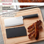 KitchenAid Classic 4 Piece Steak Knife Set, 4.5-Inch, High-Carbon Japanese Steel Blades, Sharp Kitchen Knife Set, Black