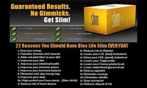 Unicity Bios Life Slim 30 Sachets (3 Pkts.) -Total 90 sachets
