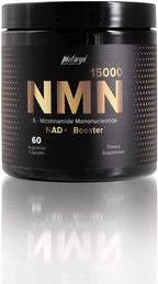 NMN 15000: Boost NAD+ for Whole-Body Rejuvenation | 500 mg/Serving | Capsules by NUFARGO | 60 Ct