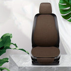 Flax Car Seat Cover Protector Linen Front Back Cushion Protection Car Seat Pad Mat Backrest Automobiles Front Backrest Seat Cushion