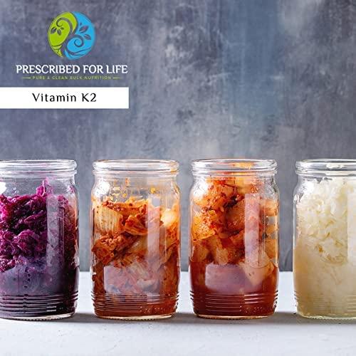 Prescribed for Life Vitamin K2 - MK-7 Menaquinone Powder, 12 oz (340 g)