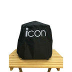 Vision Icon 101 Electric and Charcoal Kamado Grill in Black