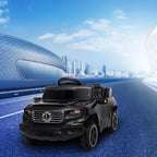 Ride On Toys for Kids 6 volt, Powered Ride on Car w/ Parental Remote Control &amp; Manual Modes, Music, Horn, Lights, Volume Control Functions, Electric Vehicle for 3-5 Years Old Boy Girls, Black, W4510