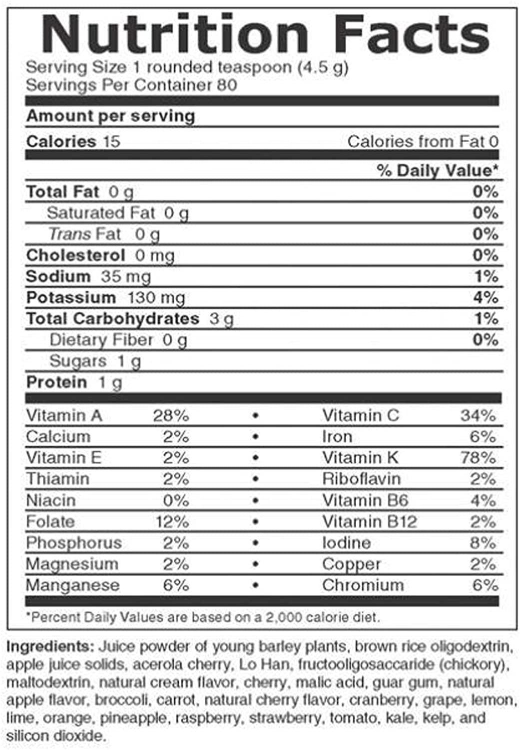 AIM BarleyLife Xtra 12.7oz (3 Pack) Antioxidants for Healthy Immune System and Whole Body Health