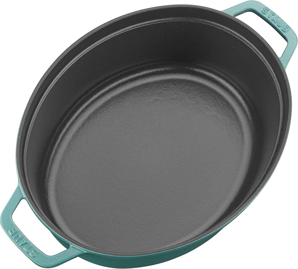 Staub Cast Iron 5.75-qt Coq au Vin Cocotte - Turquoise, Made in France