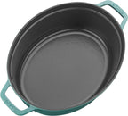 Staub Cast Iron 5.75-qt Coq au Vin Cocotte - Turquoise, Made in France