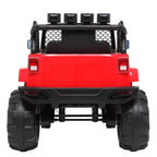UBesGoo 12V Kids Battery Powered Electric Red 4-Wheeler Ride-On Car with LED Headlights, Music, Remote Control - Red