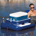 River Run Connect Inflatable Tube (4 Pack) &amp; Mega Chill II BeveraFloat