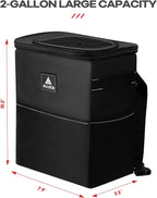 AUJEN Trash Can- Easy-to-Install Car Accessory Interior - Leak-Proof Organizer and Storage Bag for The Back/Front/Console of Any Cars,Sedans, SUVs &amp; Trucks