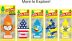 LITTLE TREES Air Fresheners Car Air Freshener. Hanging Tree Provides Long Lasting Scent for Auto or Home. Coconut, 24 Air Fresheners