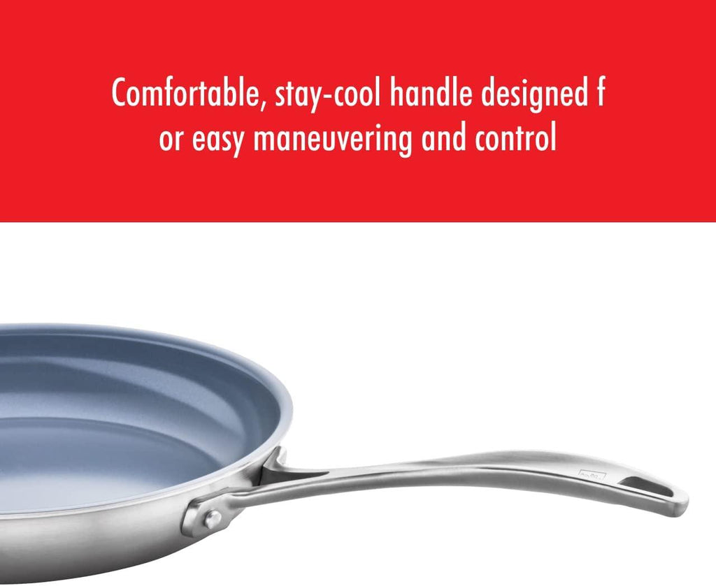 ZWILLING Spirit Ceramic Nonstick Fry Pan Set, 2-pc, Stainless Steel